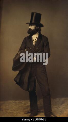 1850 ca, USA : il pittore americano SIDNEY WILLIAM MOUNT ( 1807 - 1868 ) . Fotografo di Mathew B. Brady . - ARTE - ARTI VISIVE - ARTE - RITRATTO - ritratti - STORIA - FOTO STORICHE - cravatta bow - cravatta - fiocco - DANDY - barba - barba - cappello - cappello a cilindro - MODA - ABBIGLIAMENTO MASCHILE - moda - 800 - OTTOCENTO -- - Archivio GBB Foto Stock