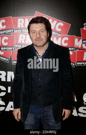Esclusivo. Philippe Lellouche è intervistato da Brigitte Lahaie sulla radio RMC a Parigi, Francia, 10 marzo 2016. Foto di Jerome Domine/ABACAPRESS.COM Foto Stock