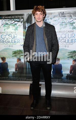 Niels Schneider assiste a l'avant-premiere du film 'le Coeur Regulier' au Mk2 Bibliotheque a Paris, France le 21 Mars 2016. Foto di Aurore Marechal/ABACAPRESS.COM Foto Stock