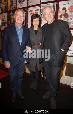 BERNARD MURAT, EVELYNE BOUIX, PIERRE ARDITI - CONFERENCE DE RENTREE DES THEATERS 2EME PARTIE DE LA SAISON 2015-2016 AU THEATRE DE PARIS PHOTO BY NASSER BERZANE/ABACAPRESS.COM Foto Stock