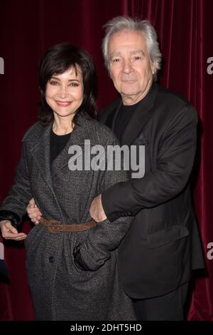 EVELYNE BOUIX, PIERRE ARDISTI - CONFERENCE DE RENTREE DES THEATERS 2EME PARTIE DE LA SAISON 2015-2016 AU THEATRE DE PARIS FOTO DI NASSER BERZANE/ABACAPRESS.COM Foto Stock