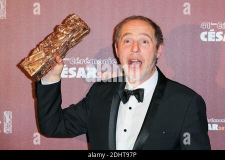 ARNAUD DESPLECHIN MEILLEUR REALIZATEUR POUR 'TROIS SOUVENIRS DE MA JEUNESSE' - 41EME CEREMONIE DES CESAR 2016 AU THEATRE DU CHATELET Foto di Nasser Berzane/ABACAPRESS.COM Foto Stock