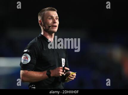 L'arbitro Thomas Bramall durante la partita di Sky Bet League One a Portman Road, Ipswich. Foto Stock