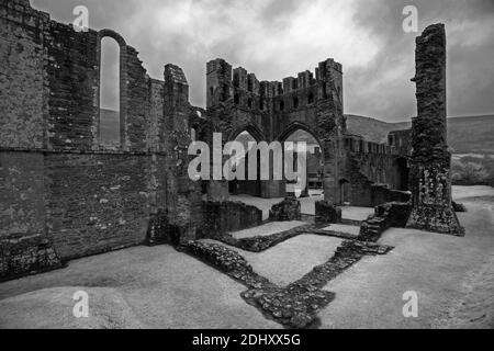 Llanthony Priory, Monmouthshire, Wales UK Foto Stock