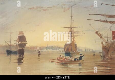 Cowes, artista sconosciuto, dopo Joseph Mallord William Turner, 1775–1851, inglese, 1855, come pubblicato Foto Stock