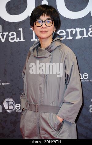 Wang Yichun in arrivo per la cerimonia di chiusura dell'VIII Festival del Cinema di Beaune, a Beaune, Francia, il 2 aprile 2016. Foto di Aurore Marechal/ABACAPRESS.COM Foto Stock