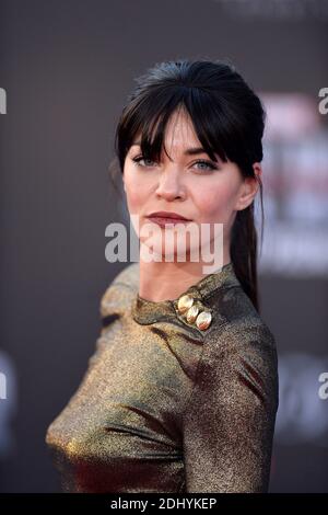 Jessica Szohr partecipa alla prima mondiale di "Captain America: Civil War" al Dolby Theatre di Los Angeles, CA, USA il 12 aprile 2016. Foto di Lionel Hahn/ABACAPRESS.COM Foto Stock