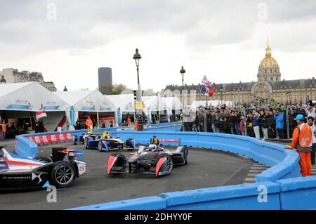 Formule e a Parigi, Francia il 23 aprile 2016. Foto di Alain Apaydin/ABACAPRESS.COM Foto Stock