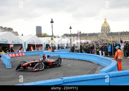 Formule e a Parigi, Francia il 23 aprile 2016. Foto di Alain Apaydin/ABACAPRESS.COM Foto Stock