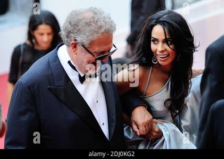 Mallika Sherawat e Martin Moskowicz hanno partecipato alla proiezione BFG al Palais des Festivals di Cannes, in Francia, il 14 maggio 2016, nell'ambito del 69° Festival del Cinema di Cannes. Foto di Aurore Marechal/ABACAPRESS.COM Foto Stock