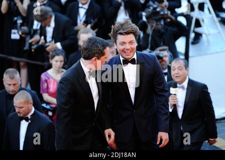 Gad Elmaleh e keV Adams partecipano alla proiezione 'Elle' al Palais Des Festivals di Cannes, in Francia, il 21 maggio 2016, come parte del 69° Festival del Cinema di Cannes. Foto di Aurore Marechal/ABACAPRESS.COM Foto Stock