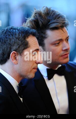 Gad Elmaleh e keV Adams partecipano alla proiezione 'Elle' al Palais Des Festivals di Cannes, in Francia, il 21 maggio 2016, come parte del 69° Festival del Cinema di Cannes. Foto di Aurore Marechal/ABACAPRESS.COM Foto Stock