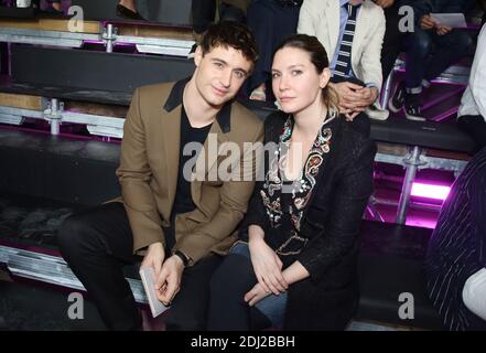 Figlio di Jeremy Inferers, Max Inferers e il suo compagno Sophie Pera arrivarono allo spettacolo Lanvin durante la settimana della Moda maschile di Parigi il 26 giugno 2016 a Parigi , Francia . Foto di Jerome Domine/ABACAPRESS.COM Foto Stock