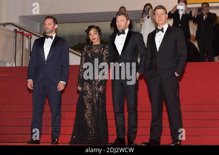 Nick Kroll, Ruth neGGa, Joel Edgerton, Jeff Nichols - CANNES 2016 - MONTEE DES MARCHES DU FILM 'LOVING' Foto di Nasser Berzane/ABACAPRESS.COM Foto Stock