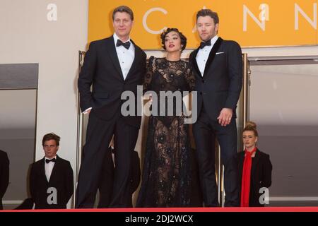 Jeff Nichols, attrice Ruth neGa e attore Joel Edgerton - CANNES 2016 - MONTEE DES MARCHES DU FILM 'LOVING' Foto di Nasser Berzane/ABACAPRESS.COM Foto Stock