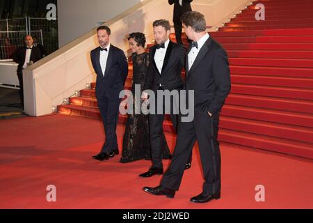 Nick Kroll, Ruth neGGa, Joel Edgerton, Jeff Nichols - CANNES 2016 - MONTEE DES MARCHES DU FILM 'LOVING' Foto di Nasser Berzane/ABACAPRESS.COM Foto Stock