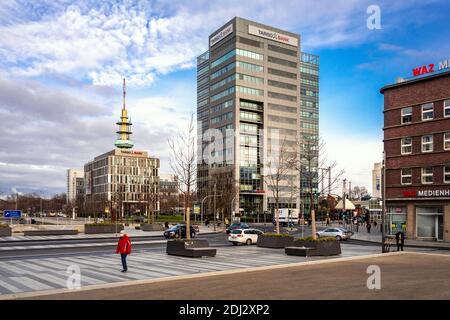 Targobank nel centro di Duisburg Foto Stock