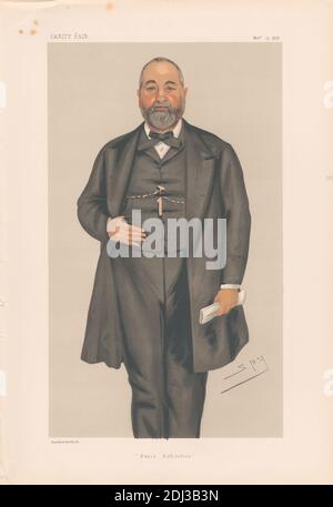 Vanity Fair - artista. 'Paris Exhibition'. Sir Francis Philip Cunliffe Owen. 23 novembre 1878, Leslie Matthew 'Sty' Ward, 1851–1922, British, 1878, Chromolithograph Foto Stock