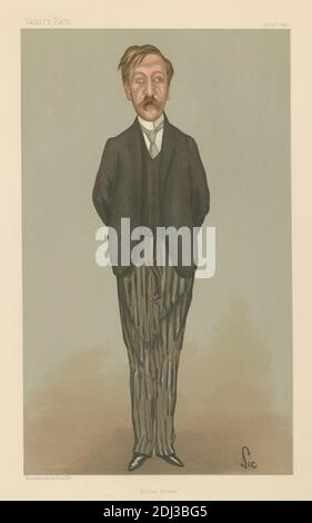 Vanity Fair: Letterary; 'Esther Waters', George Moore, 21 gennaio 1897, Walter Richard Sickert, 1860–1942, British, nato in Germania, 1897, Chromolithograph Foto Stock