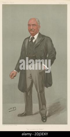 Fiera della vanità dei politici. "Il Partito conservatore". Richard William Evelyn Middleton. 18 aprile 1901, Leslie Matthew 'Sty' Ward, 1851–1922, British, 1901, Chromolithograph Foto Stock