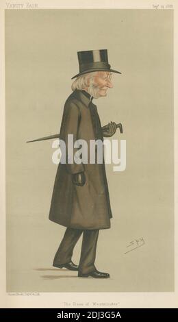 Vanity Fair: Insegnanti e dirigenti; 'il Decano di Westminster', il Rev. George Granville Bradley, 29 settembre 1888, Leslie Matthew 'Sty' Ward, 1851–1922, British, 1888, Chromolithograph Foto Stock