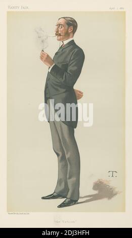 Vanity Fair: Politici; 'A Postmaster General', Sir James Fergusson, 30 aprile 1892 (B197914.705), Leslie Matthew 'Sty' Ward, 1851–1922, British, 1892, Chromolithograph Foto Stock