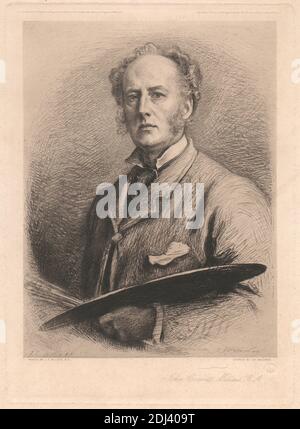 John Everett Millais R. A., Charles Waltner, 1846–1925, francese, dopo Sir John Everett Millais, 1829–1896, inglese, 1881 Foto Stock