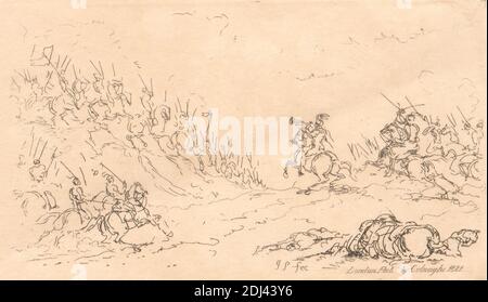 Cavalieri, ecc., Joseph Steuart, attivo 1821, 1821, incisione Foto Stock
