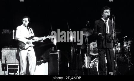 Kilburn e le strade alte. Gruppo britannico dei Pub Rock con Ian Dury in voce. Hammersmith Odeon 1975 Foto Stock