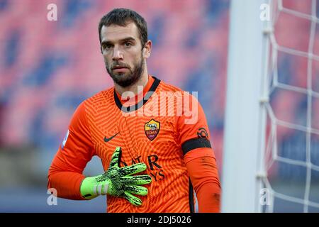 Bologna, Italia. 13 Dicembre 2020. Pau Lopez (COME Roma) durante il Bologna FC vs COME Roma, Serie calcistica italiana A match a Bologna, Italia, Dicembre 13 2020 Credit: Independent Photo Agency/Alamy Live News Foto Stock