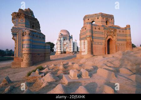 La Tomba di Bibi Jawindi , UCH Sharif, Punjab, Pakistan, Foto Stock