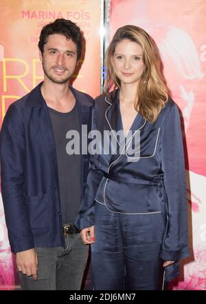 JEREMIE Elkaim e Josephine Japy partecipano alla prima di 'Irreprochable' tenutasi presso l'UGC Les Halles di Parigi, Francia, il 30 giugno 2016. Foto di Laurent Zabulon/ABACAPRESS.COM Foto Stock