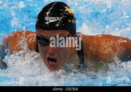 Mireia Belmonte Garcia (ESP) compete nelle finali di medley individuali da 400 m per donne durante i Giochi Olimpici estivi di Rio 2016 all'Olympic Aquatics Stadium. Rio de Janeiro, Brasile, 6 agosto 2016. Foto di Giuliano Bevilacqua/ABACAPRESS.COM Foto Stock