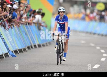 Audrey Cordon-Ragot dopo la corsa su strada delle donne in bicicletta durante i Giochi Olimpici di Rio del 2016 il 7 agosto 2016 a Rio De Janeiro, Brasile. Foto di Lionel Hahn/ABACAPRESS.COM Foto Stock