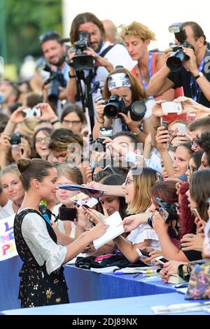 Alicia Vikander partecipa alla prima "la luce tra gli oceani" al Lido di Venezia, nell'ambito del 73mo Festival Internazionale del Cinema di Mostra, a Venezia, il 01 settembre 2016. Foto di Aurore Marechal/ABACAPRESS.COM Foto Stock