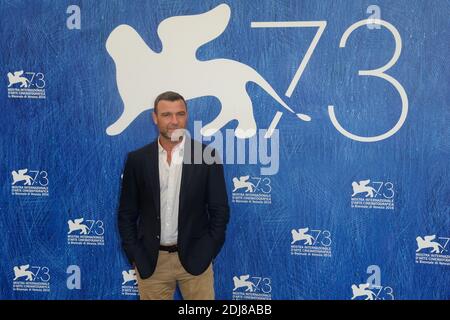 Liev Schreiber al 'The bleeder' Photocall al Lido di Venezia, nell'ambito del 73mo Festival Internazionale del Cinema di Mostra, Venezia, il 02 settembre 2016. Foto di Aurore Marechal/ABACAPRESS.COM Foto Stock