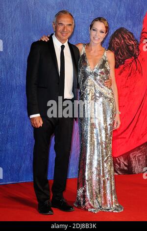 Carlo Capasa e Stefania Rocca partecipano alla Premiere 'Franca Chaos e creazione' al Lido di Venezia, nell'ambito del 73a Mostra, Festival Internazionale del Cinema di Venezia, il 02 settembre 2016. Foto di Aurore Marechal/ABACAPRESS.COM Foto Stock