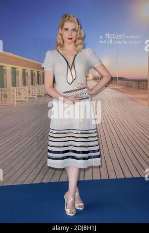 Lucy Boynton partecipa a una fotocellula per Sing Street al 42° Festival del Cinema americano di Deauville, Francia, il 6 settembre 2016foto Julien Reynaud/APS-Medias/ABACAPRESS.COM Foto Stock