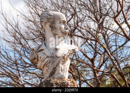 Scultura di Jose Marti, Varadero, Cuba Foto Stock