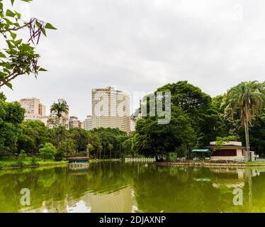 Stagno nel Parco Municipale di Belo Horizonte Foto Stock