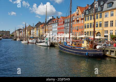 Nyhavn, Copenhagen travel Foto Stock