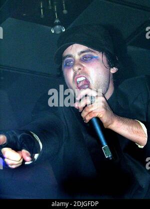 Esclusiva!! Jared Leto e la sua band '30 Seconds to Mars' si esibiscono presso la Culture Room di ft. Lauderdale, Florida 3/16/06 Foto Stock