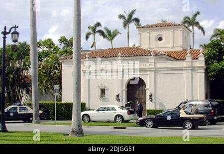 Cherie Blair notò l'avvocato britannico e la moglie di Tony Blair Parla alla The Society of the di Palm Beach Four Arts o'keeffe Speaker forum 03/14/06 Foto Stock