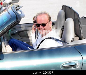 Kelsey Grammer e sua moglie fuori e circa a Malibu, CA. 4/10/05 Foto Stock