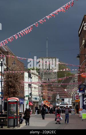 Mick Jagger è nato a Dartford .Dartford Town Center , Kent , Regno Unito Foto Stock