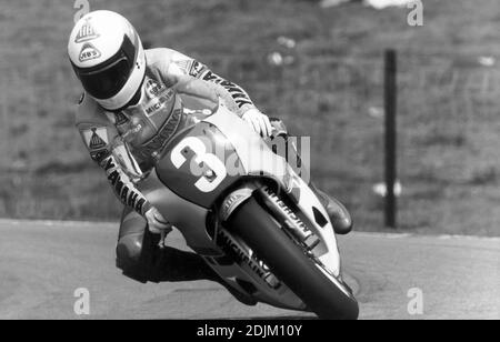 Carlos Lavado, GP d'Olanda 1985, Assen Foto Stock