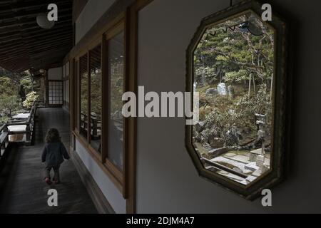 Circa cinquanta degli oltre cento templi a Koyasan offrono alloggio tempio a turisti in visita.Koyasan, Monte Koya, Giappone Foto Stock