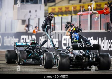 HAMILTON Lewis (gbr), Mercedes AMG F1 GP W11 Hybrid EQ Power+, BOTTAS Valtteri (fin), Mercedes AMG F1 GP W11 Hybrid EQ Power+, / LM Foto Stock