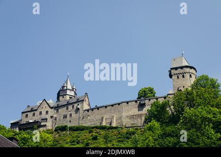 Altena, Castello di Altena, 12 ° secolo, Klusenberg, Märkischer Kreis, Nord Reno-Westfalia, Germania Foto Stock