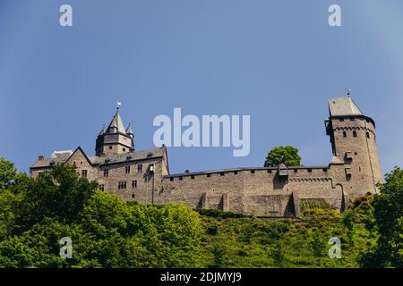 Altena, Castello di Altena, 12 ° secolo, Klusenberg, Märkischer Kreis, Nord Reno-Westfalia, Germania Foto Stock